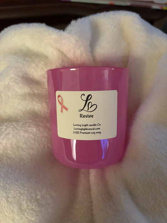 Breast Cancer Candle